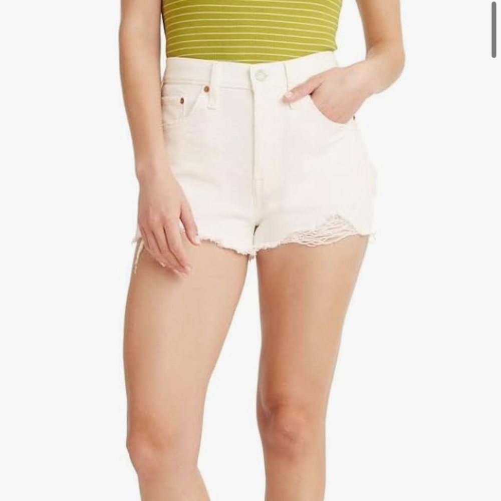 Levi 501 Original shorts Whiteboard White